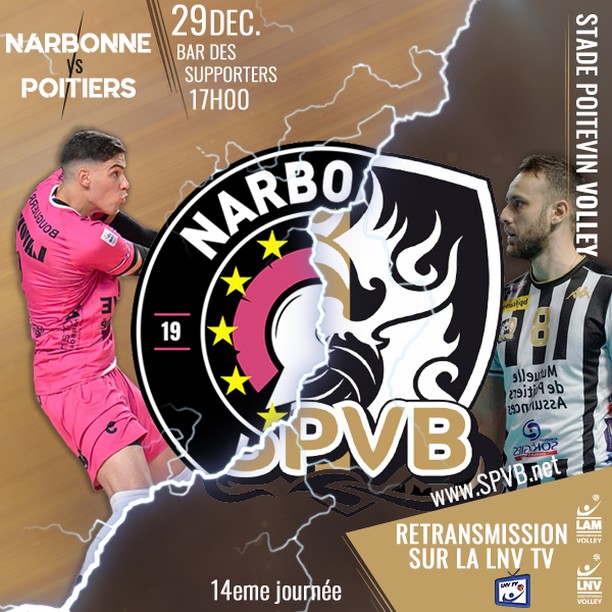 #boxingday !🔥

Poitiers se déplace pour ce dernier match de 2021 pour affronter @narbonne.volley ! 🏐👊

#spvb #volleyball #volley #poitiers #grandpoitiers #liguea #lam